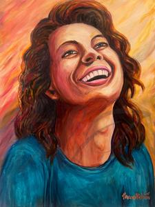 An artwork of a girl, prophetic art, Theresa Dedmon, Artist