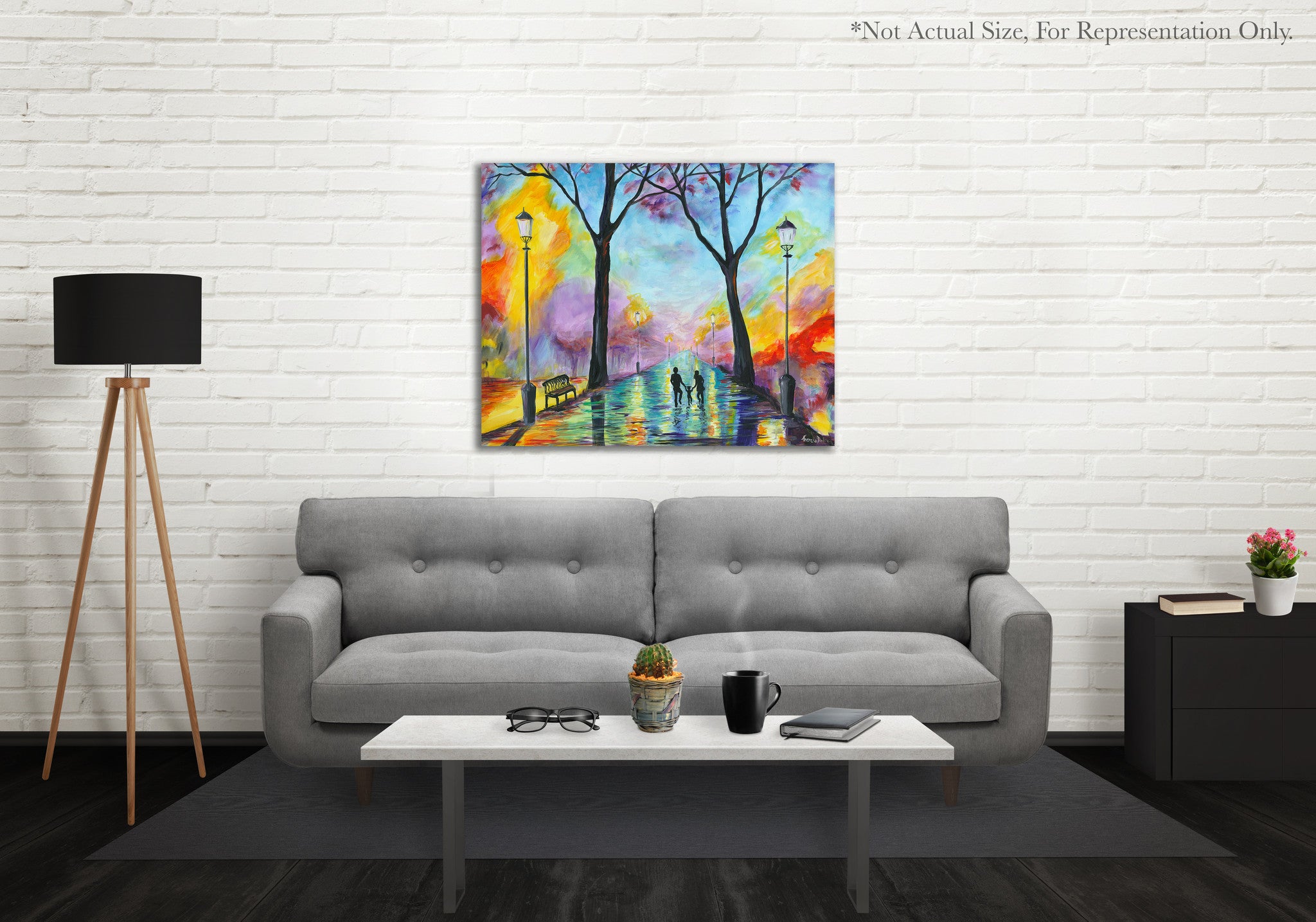 Lights Of The City - Prophetic Art Print Example Photo