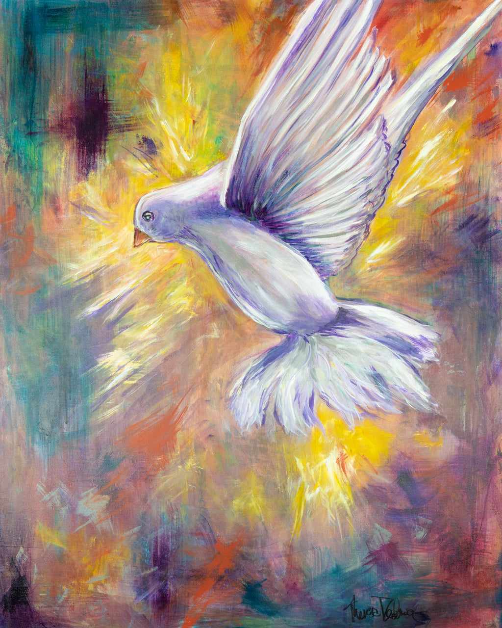 “Dove Descend” - Prophetic Art Print