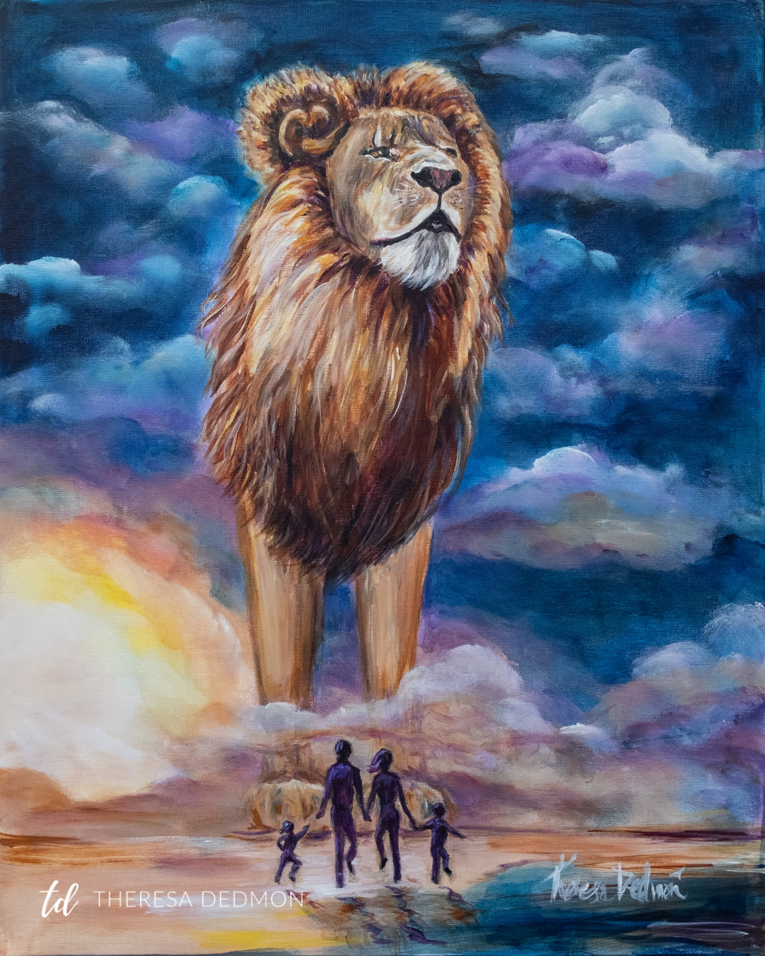 “The Lion's Dominion” - Prophetic Art Print