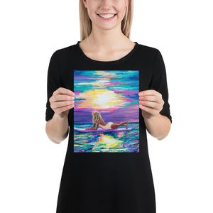 “Ride the Wave” - Prophetic Art Print with Poem