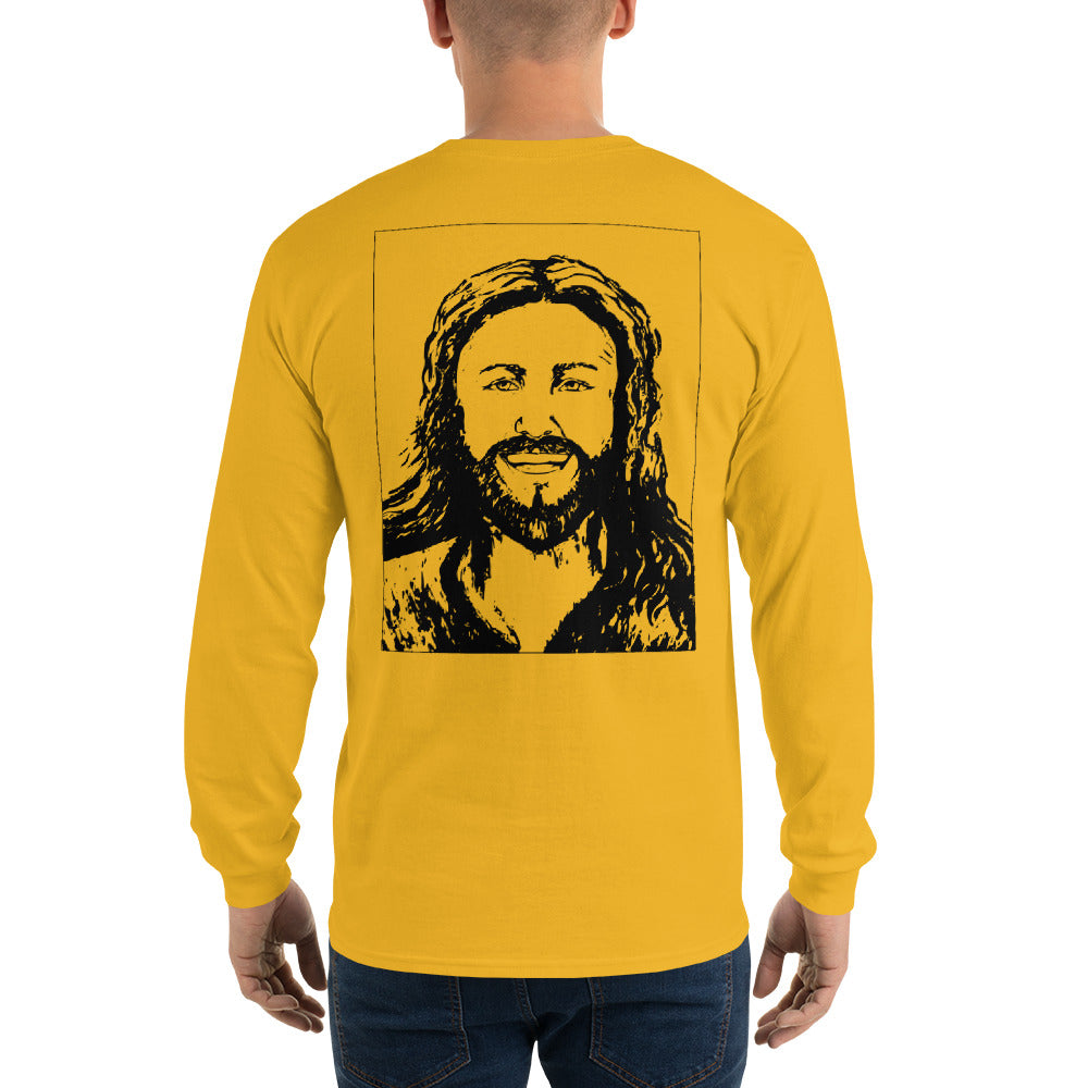 Happy Jesus Long-sleeve T-shirt Men