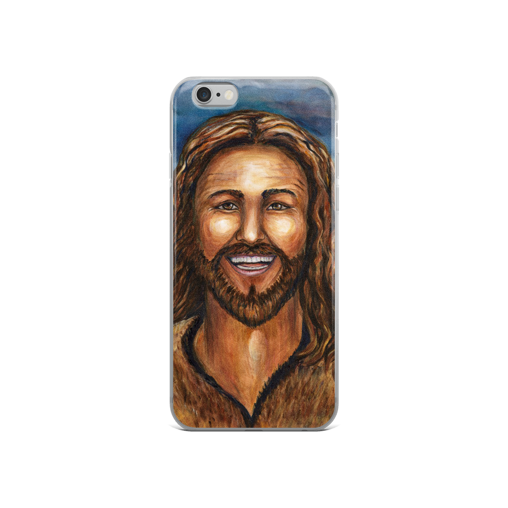 Happy Jesus" iPhone Case Theresa Dedmon Designs Happy Jesus" iPhone Case Theresa Dedmon Designs