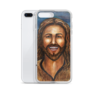 "Happy Jesus" iPhone Case