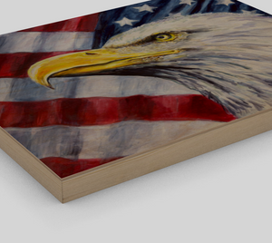 "Eagle Rising" - Wood Print