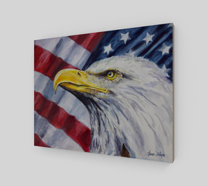 "Eagle Rising" - Wood Print